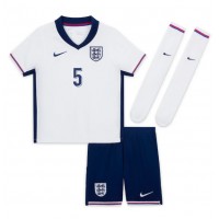 Echipament fotbal Anglia John Stones #5 Tricou Acasa European 2024 pentru copii maneca scurta (+ Pantaloni scurti)